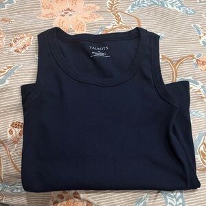 Talbots Women's Navy Tank Top